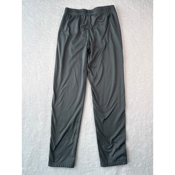 Under Armour Youth Athletic Pant Size Large Loose Fit Pockets Gray Spellout Logo - Picture 7 of 7